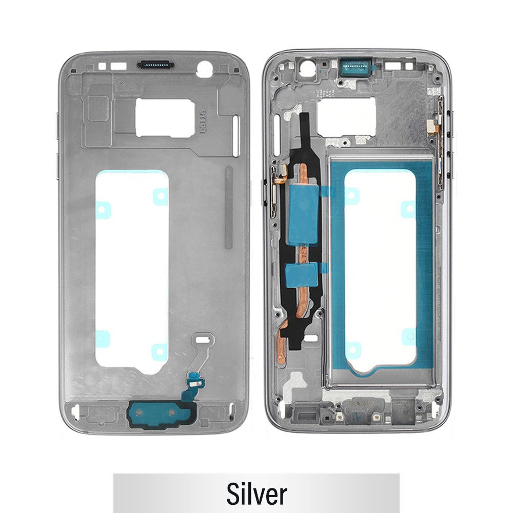Chassis Mid Frame Cover Replacement Assembly for Samsung Galaxy S7 G930-Silver Chassis Mid Frame Cover Replacement Assembly for Samsung Galaxy S7 G930-Silver